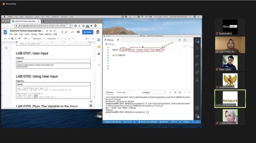 december 2020, training python fundamentals, December 2020, Training Python Fundamentals